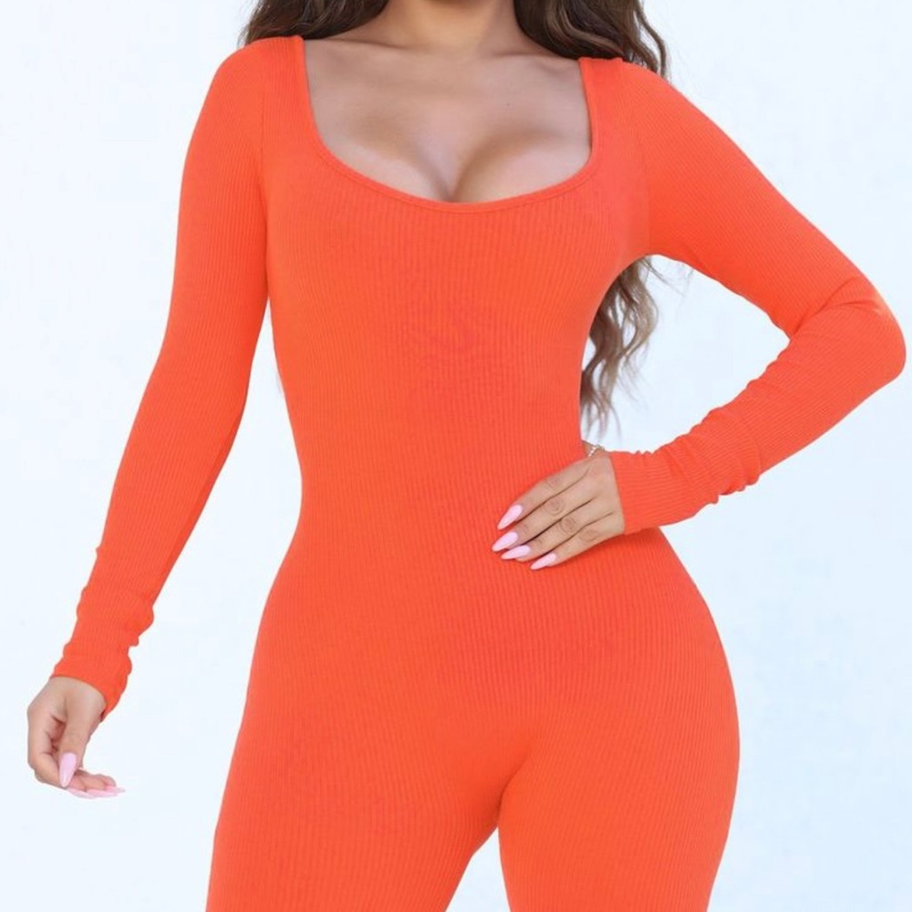 Orange romper